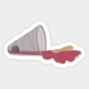 Melting Screwball Sticker